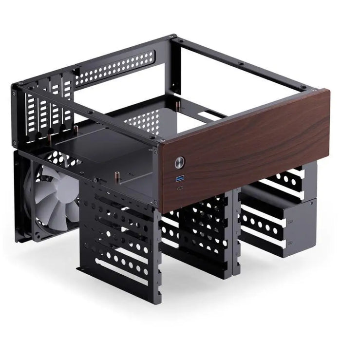 Кутия Jonsbo N4 NAS m-ATX Black