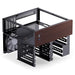 Кутия Jonsbo N4 NAS m-ATX Black