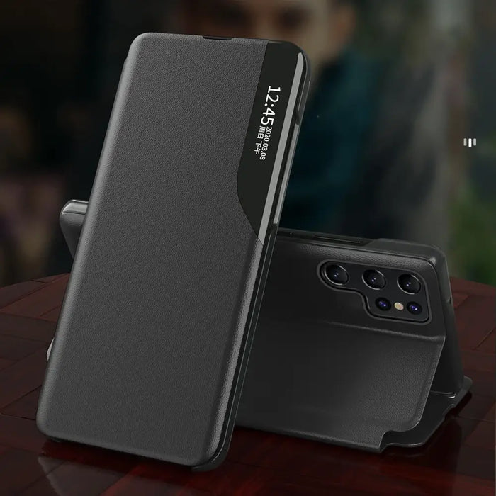 Калъф View от еко кожа за Samsung Galaxy S24 FE с флип