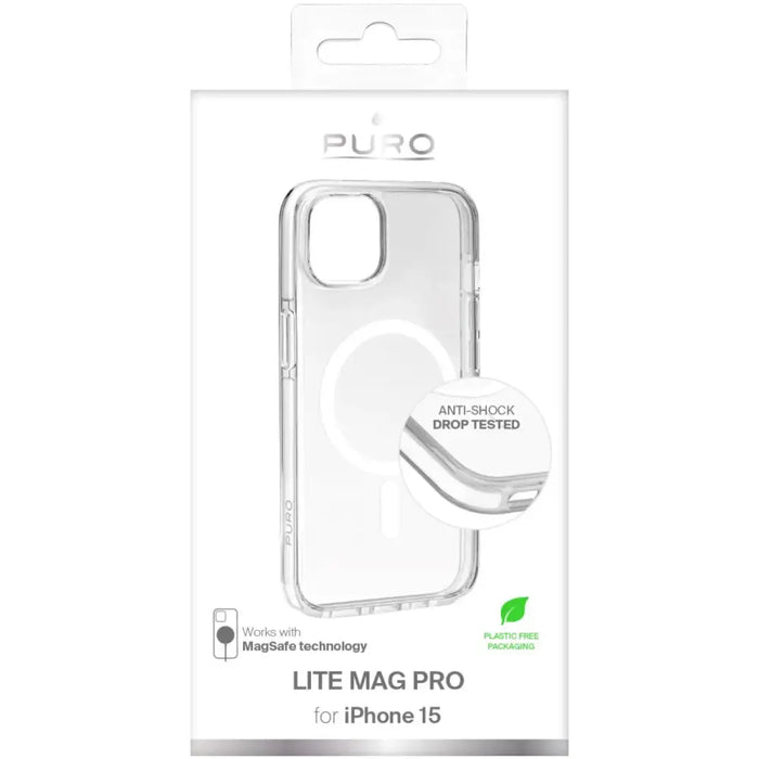 Силиконов калъф Puro Lite Mag Pro MagSafe за iPhone 15