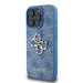 Калъф Guess 4G с голямо лого за iPhone 16 Pro Max - син