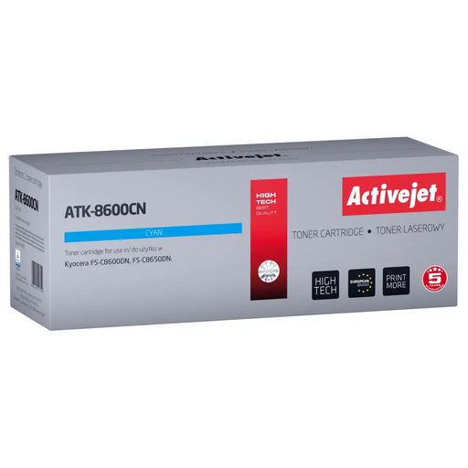 Тонер Activejet ATK-8600CN (заместител за Kyocera TK-8600C;