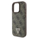 Кожен калъф с метално лого Strass Crossbody Guess за iPhone