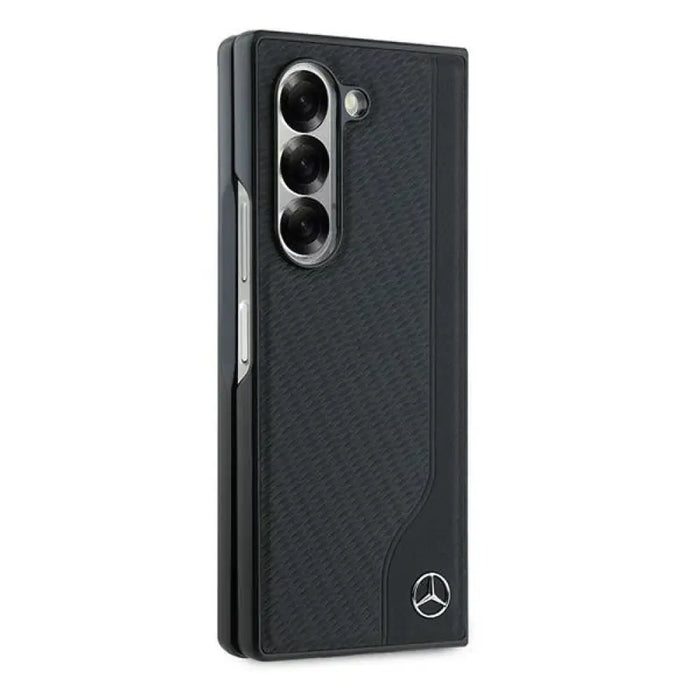 Кожен калъф Mercedes MagSafe имитация на дърво за Samsung