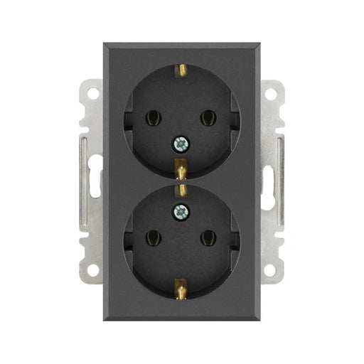 КОНТАКТ ДВОЕН МЕХАНИЗЪМ ГРАФИТ MAKEL KAREA LINE