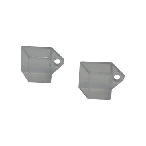 КОМПЛЕКТ ТАПИ ЗА ПРОФИЛ LED ЛЕНТА П-ОБРАЗЕН ПРОЗРАЧЕН D-IL