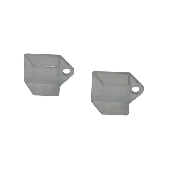 КОМПЛЕКТ ТАПИ ЗА ПРОФИЛ LED ЛЕНТА П-ОБРАЗЕН ПРОЗРАЧЕН D-IL