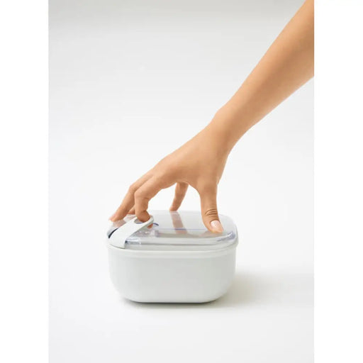 КУТИЯ ЗА ХРАНА 1 L ELA БЯЛА КВАДРАТ ROTHO