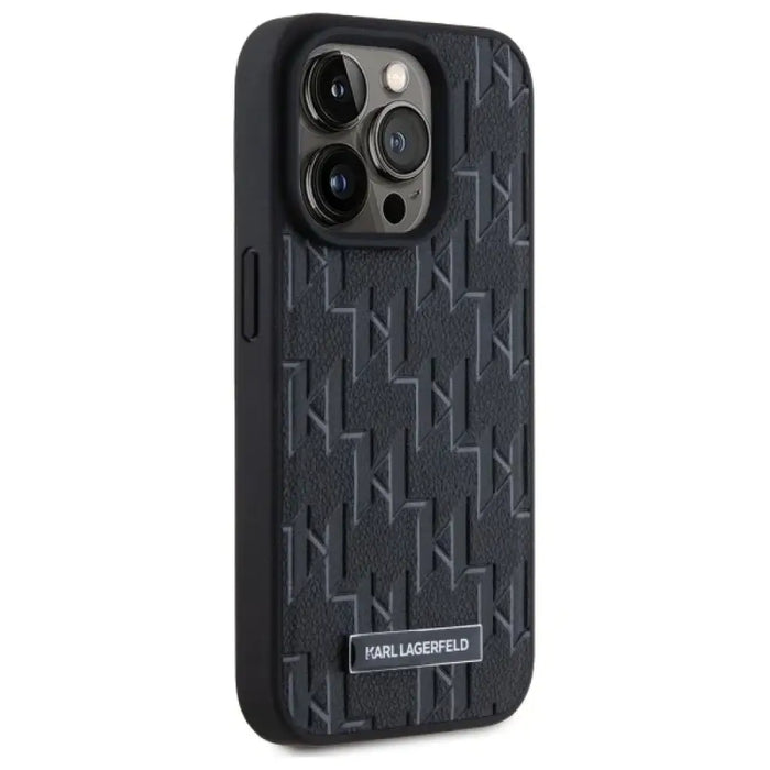 Кожен монограм с метално лого на Karl Lagerfeld MagSafe