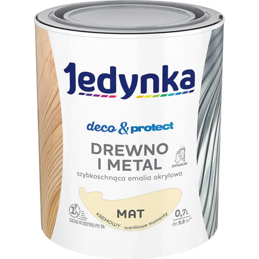 БЪРЗОСЪХНЕЩ АКРИЛЕН ЕМАЙЛЛАК КРЕМАВ МАТ 700 ML JEDYNKA
