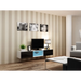 Поставка за телевизор Cama VIGO GLASS 30/180/40 бял/черен