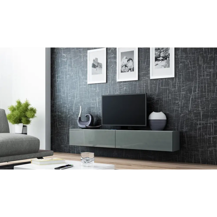 Стойка за телевизор Cama VIGO ’180’ 30/180/40 сиво/сив гланц