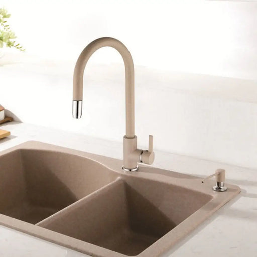 СМЕСИТЕЛ ЗА КУХНЯ С ИЗТЕГЛЯЩ СЕ ДУШ INTER CERAMIC С