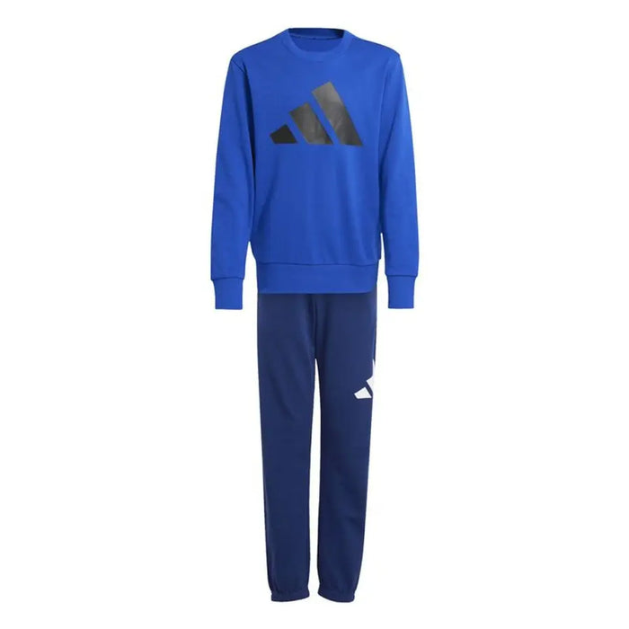 Детски Анцуг Adidas Big Logo French Terry Jog Син
