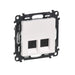 ВГРАДЕН МОНТАЖЕН МОДУЛ 2xRJ45 cat 6 STP VALENA LIFE LEGRAND