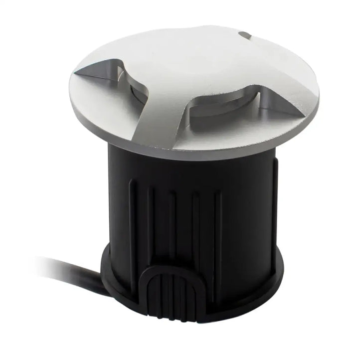LED ТЯЛО ЗА ВГРАЖДАНЕ В ЗЕМЯ 24V 3W 6000K IP67 Ф60 СРЕБРО