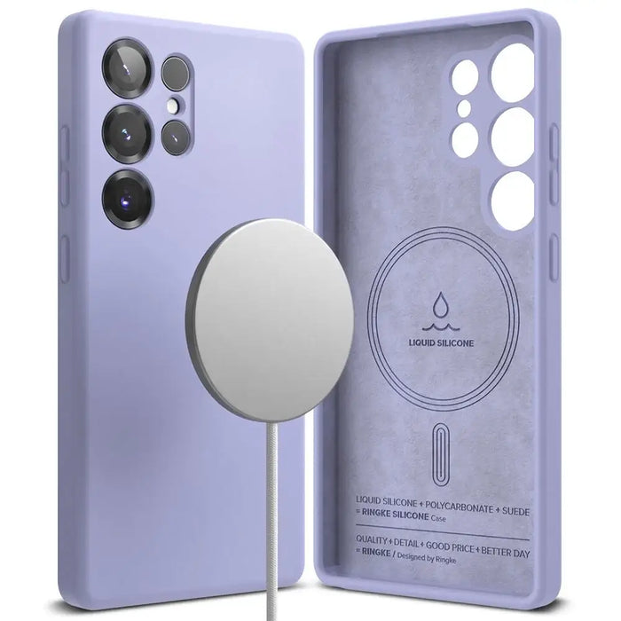 Силиконов калъф Ringke MagSafe за Samsung Galaxy S25 Ultra