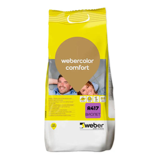 ФУГИРАЩА СМЕС ЗА ВЪТРЕШНА И ВЪНШНА УПОТРЕБА WEBER COLOR