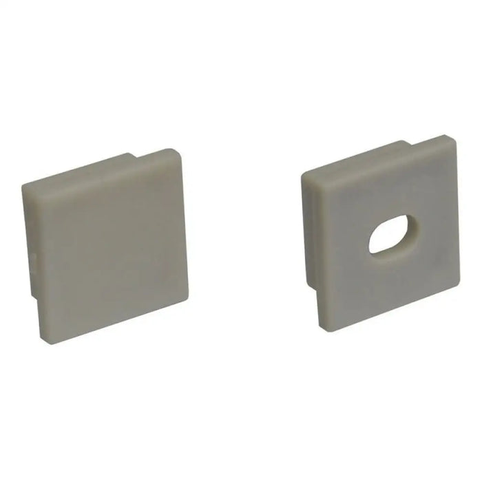 КОМПЛЕКТ ТАПИ ЗА ПРОФИЛ LED ЛЕНТА ЪГЛОВ МАТ D-IL