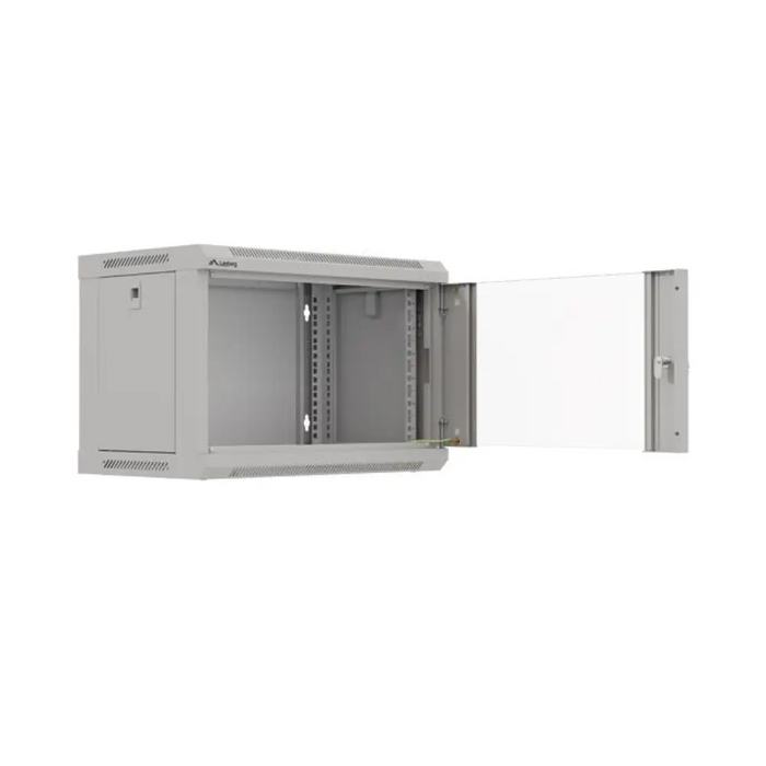 Шкаф Lanberg 19’’ стенен монтаж 6U/540x350 (плосък пакет)