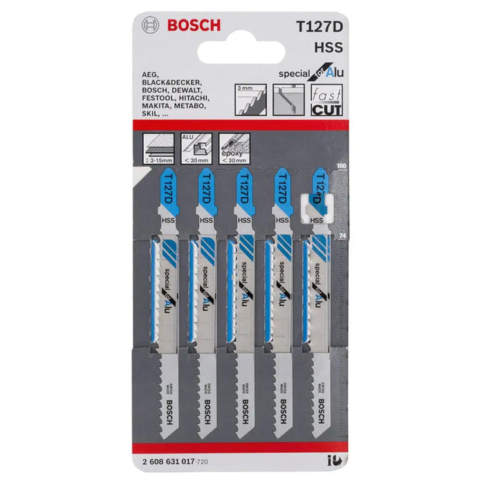 НОЖ ЗА ПРОБОДЕН ТРИОН 5 БРОЯ BOSCH T 127 D