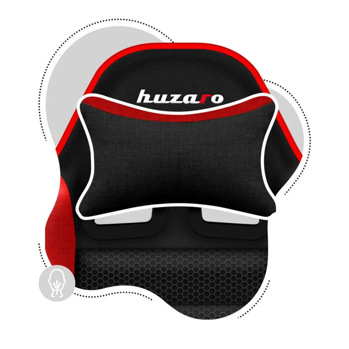 Геймърски стол за деца Huzaro HZ-Ranger 6.0 Red Mesh черно