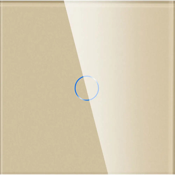 СТЪКЛЕН ПАНЕЛ ЗА ЕДИНИЧЕН КЛЮЧ ЗЛАТО LUXON