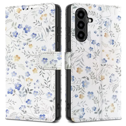 Калъф Tech-Protect Wallet за Samsung Galaxy A56 5G - Бели