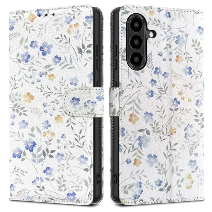 Калъф Tech-Protect Wallet за Samsung Galaxy A56 5G - Бели