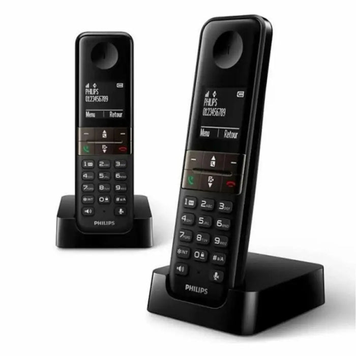 Безжичен телефон Philips D4702B/34 Duo 1,8’’ DECT (2 pcs)