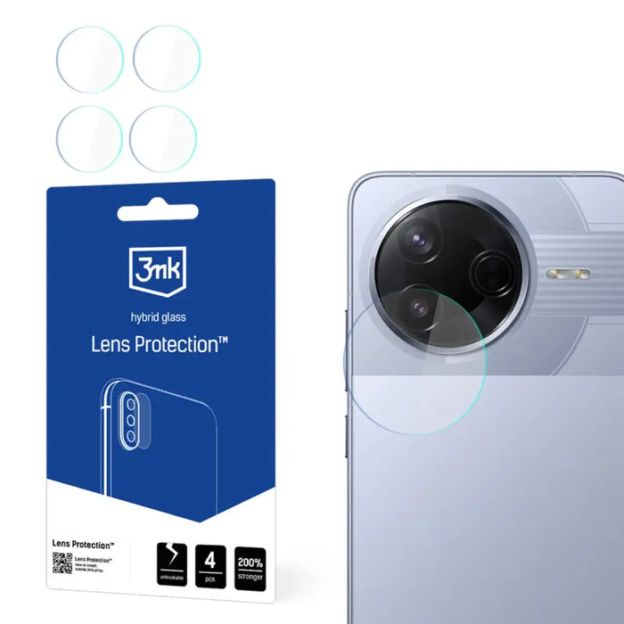 Хибридно стъкло за обектив на камерата 3mk Защита
