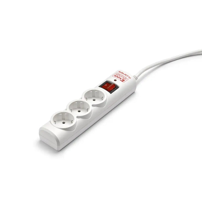 Табло с 3 гнезда с бутон за включване Schuko Salicru SPS