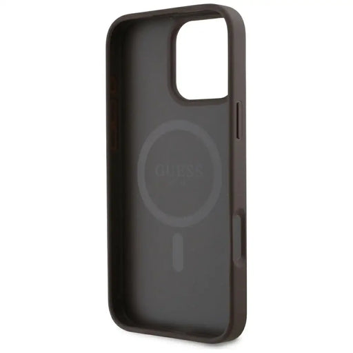 Guess HC PU 4G малък 4G и класически калъф за iPhone 16 Pro