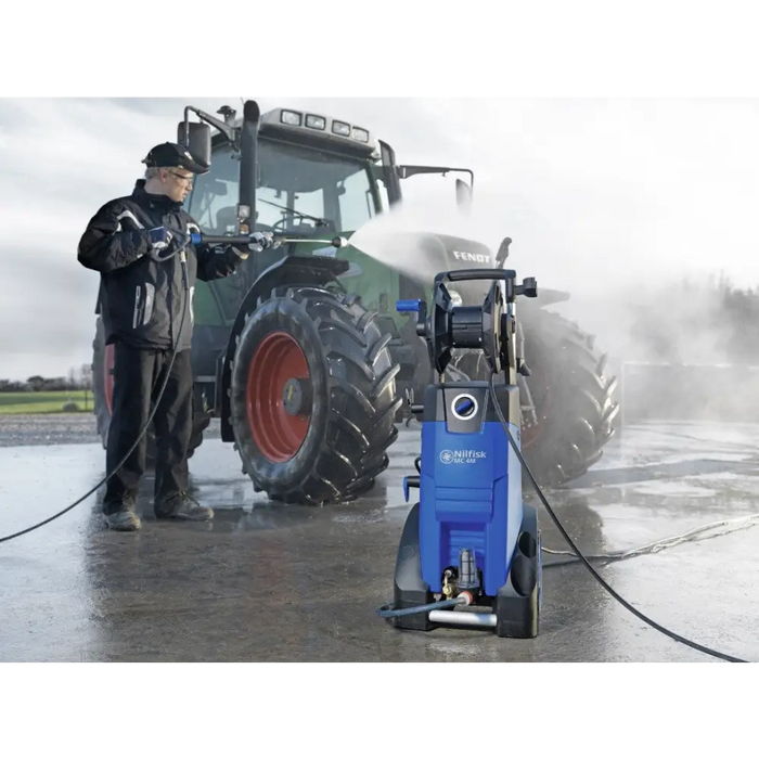 Електрическа машина за миене под налягане с барабан Nilfisk