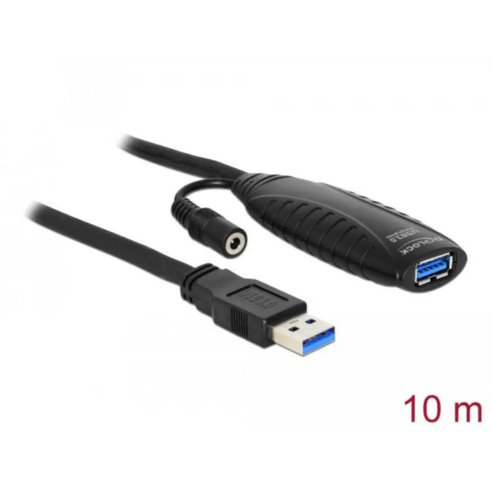 Удължителен кабел DeLock Активен USB-A мъжко - USB-A женско