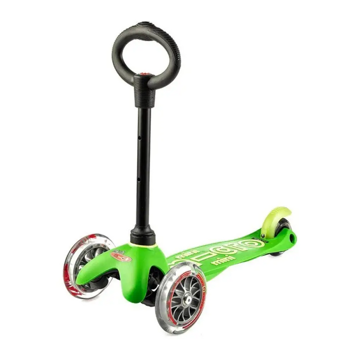 Микро триколесен скутер/райдър Mini 3in1 Deluxe Green