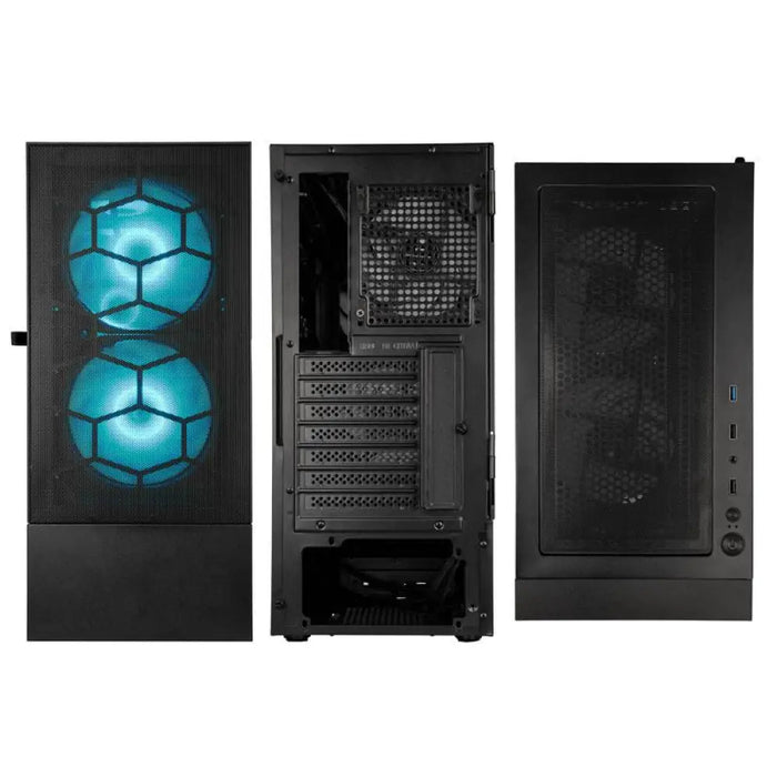 Кутия Kolink Observatory MX Mesh ARGB TG Mid-Tower Черна