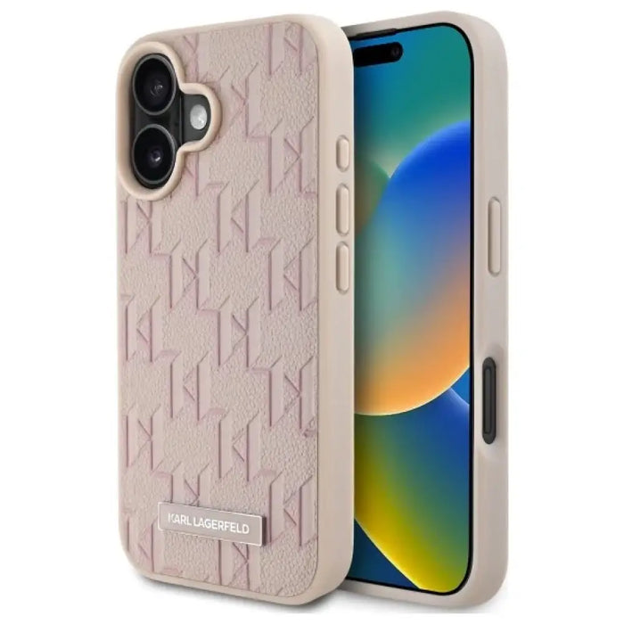 Калъф Magsafe за iPhone 16 с горещ печат Karl Lagerfeld