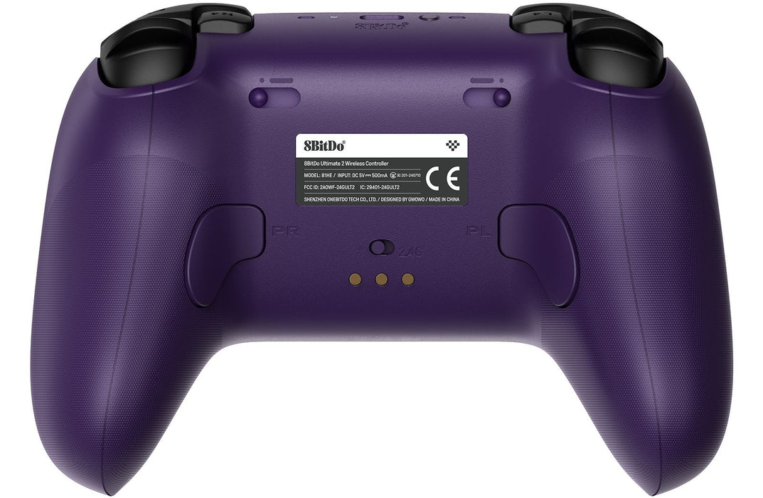 Безжичен контролер 8BitDo - Ultimate 2 Wireless 2.4G, лилав (PC)
