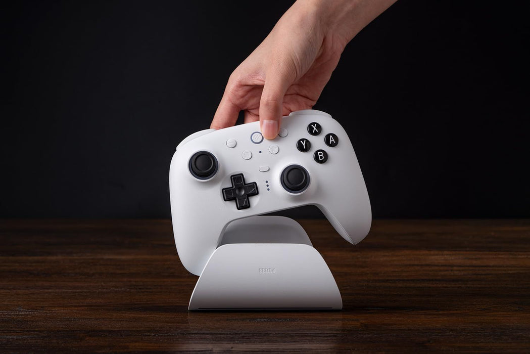 Безжичен контролер 8BitDo - Ultimate 2 Bluetooth, бял (Nintendo Switch/PC)