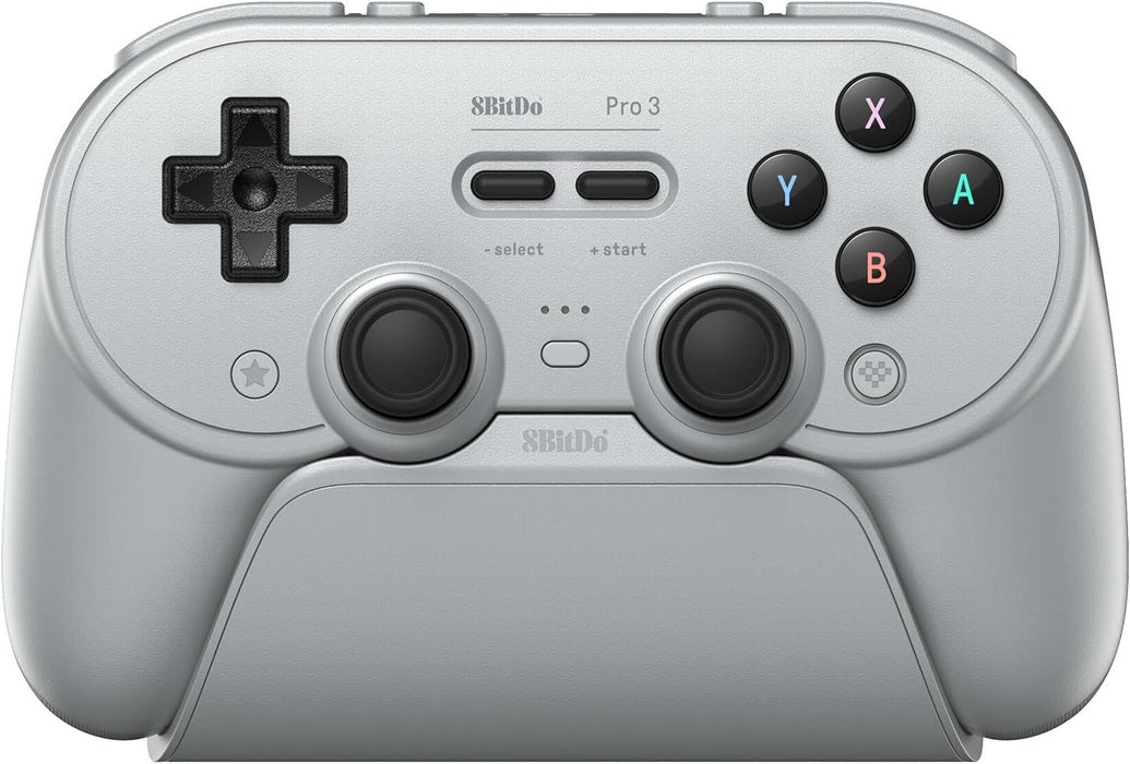 Безжичен контролер 8BitDo - Pro 3, сив (Nintendo Switch/PC)