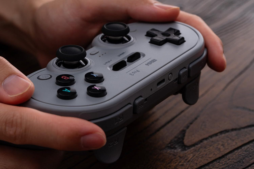 Безжичен контролер 8BitDo - Pro 3, сив (Nintendo Switch/PC)