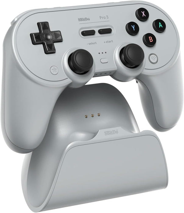 Безжичен контролер 8BitDo - Pro 3, сив (Nintendo Switch/PC)