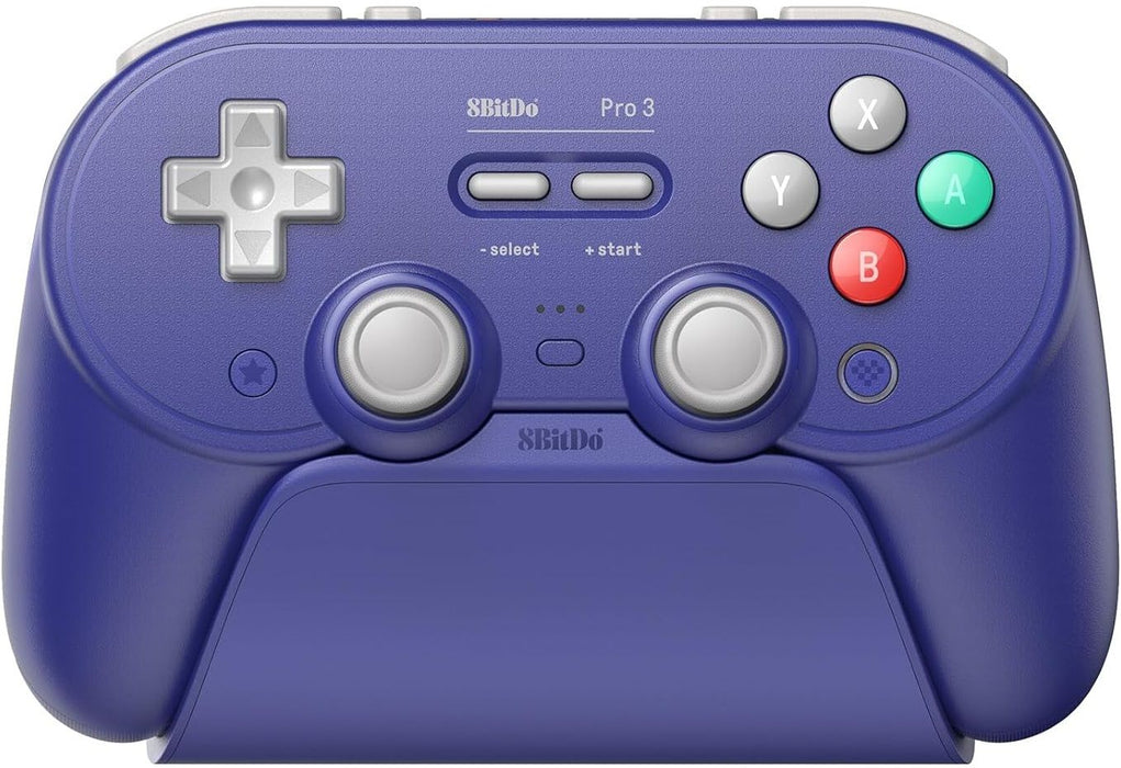 Безжичен контролер 8BitDo - Pro 3, лилав (Nintendo Switch/PC)