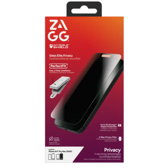 Защитено стъкло ZAGG Invisibleshield Glass Elite за iPhone