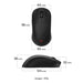 Геймърска безжична мишка ZOWIE U2 2.4G Черна