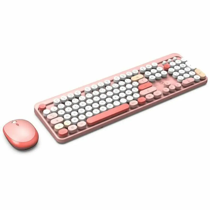 Клавиатура с мишка Mobility Lab Pure Color Rose Azerty
