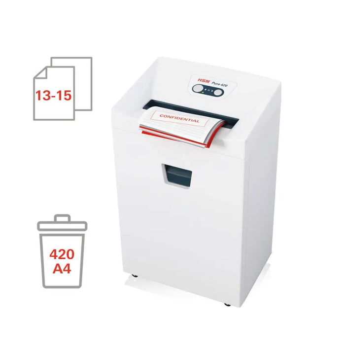 Шредер за документи HSM Pure 420 4,5 х 30 мм