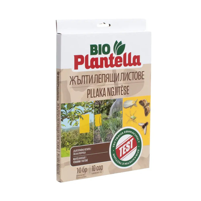ЛЕПЯЩИ ЖЪЛТИ ЛЕНТИ ПРОТИВ ВРЕДИТЕЛИ 10БР BIO PLANTELLA