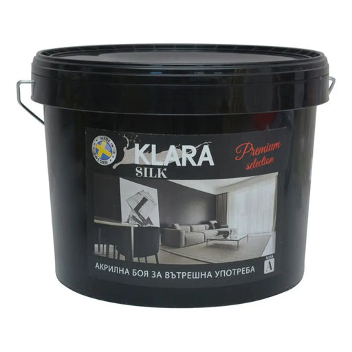 АКРИЛНА БОЯ ЗА СТЕНИ И ТАВАНИ БАЗА А 9 L KLARA SILK